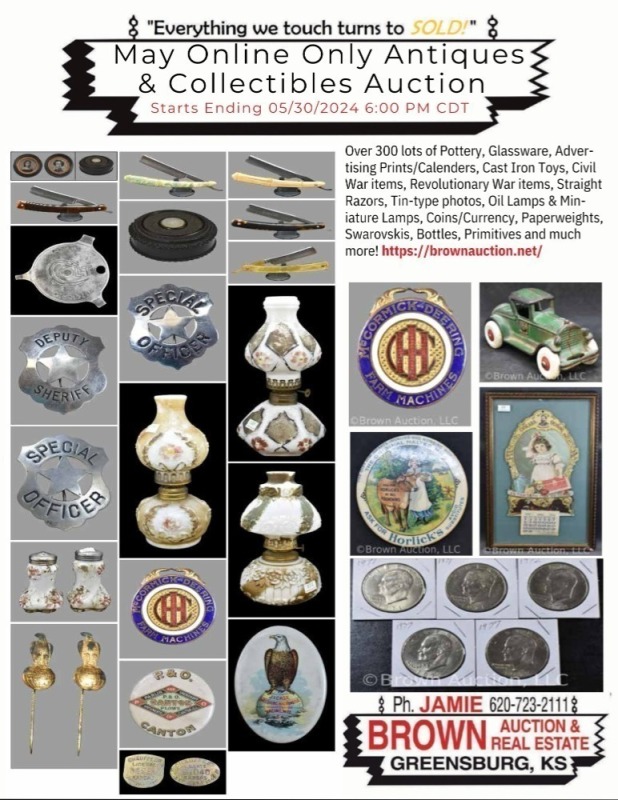 May Online Only Antiques & Collectibles Auction