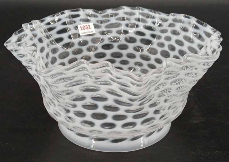 Fenton White Opalescent Lamp Shade