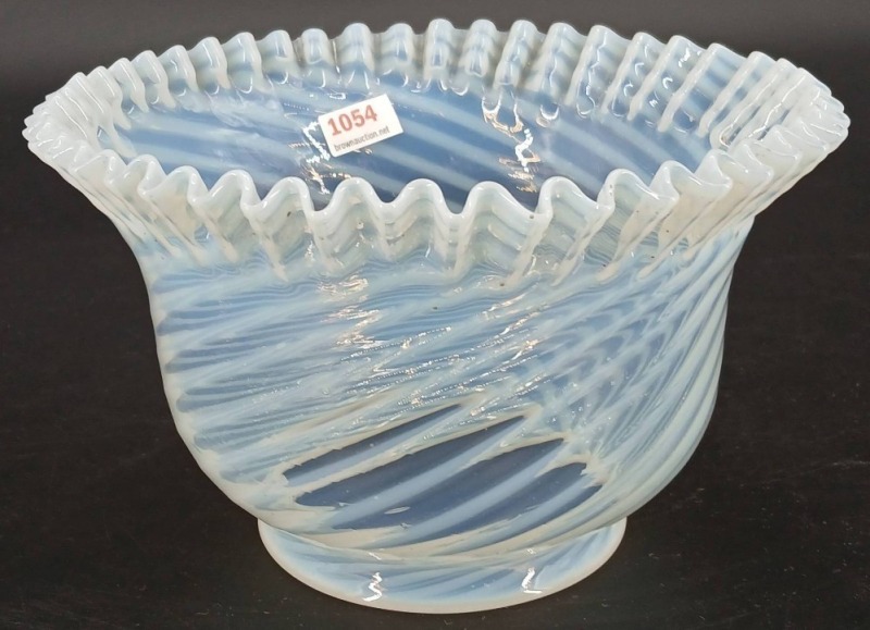 Opalescent Glass Lamp Shade in Swirl Pattern