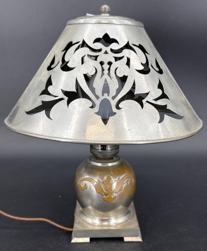 Silvercrest 12" Bronze Desk Lamp