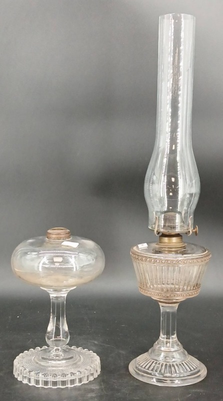 (2) EAPG Oil Lamps