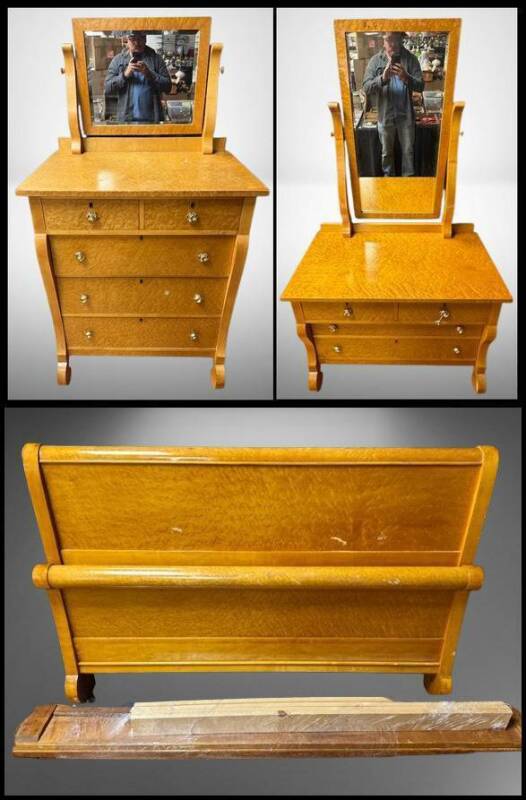 Birdseye Maple 3pc. Bedroom set
