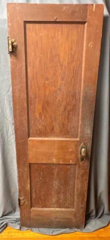 Wooden Door With Hardware, 23.5in x 71.5in