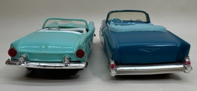 (2) AMT Plastic Promo Cars, Thunderbird and Bel Air - 8