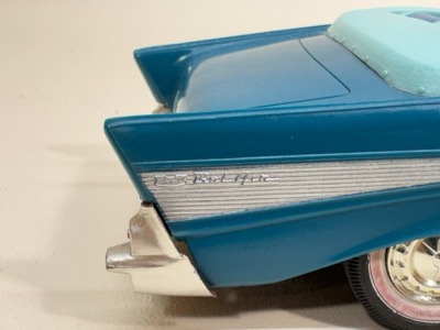 (2) AMT Plastic Promo Cars, Thunderbird and Bel Air - 10