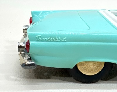 (2) AMT Plastic Promo Cars, Thunderbird and Bel Air - 12