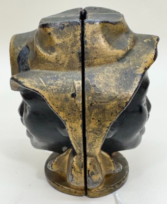 A.C. Williams Cast Iron Two-Faced Still Bank - 2