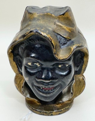 A.C. Williams Cast Iron Two-Faced Still Bank - 3