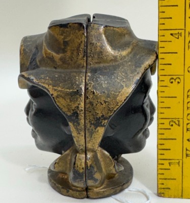 A.C. Williams Cast Iron Two-Faced Still Bank - 4