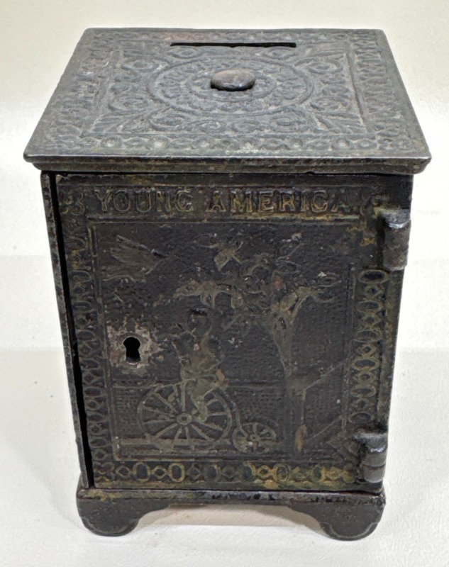 Young America Cast Iron Bank