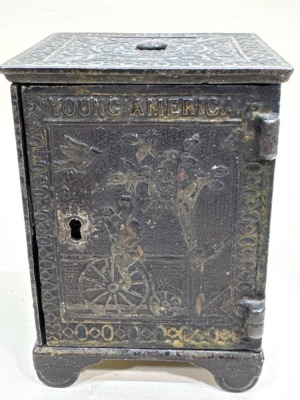 Young America Cast Iron Bank - 2