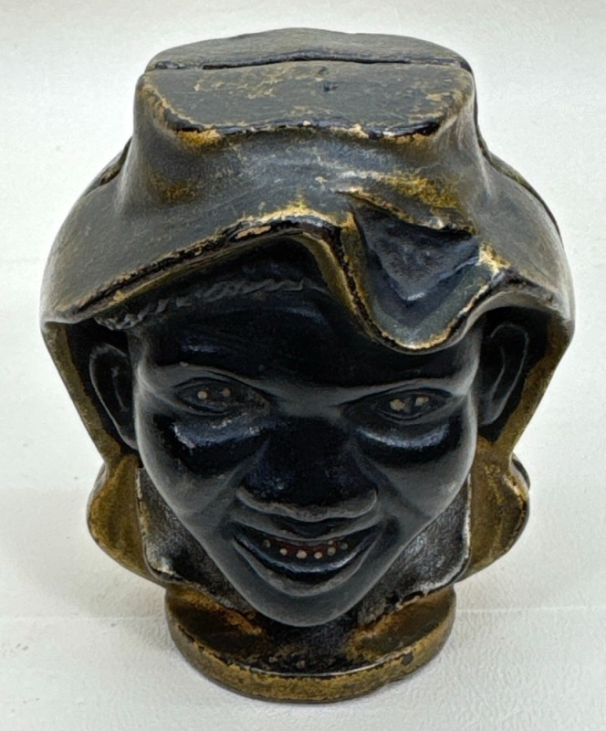 A.C. Williams Cast Iron "Two-Faced" Bank