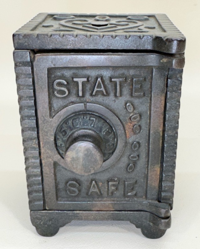 Cast Iron "State Safe" Combination Bank