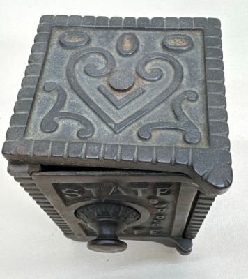 Cast Iron "State Safe" Combination Bank - 5