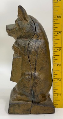 Thrifty Pig Cast Iron Bank, 6.5" Tall - 5
