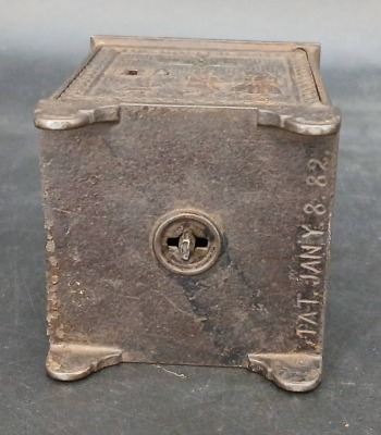 The Roller Safe Cast Iron Bank, 1882 - 6