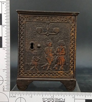 The Roller Safe Cast Iron Bank, 1882 - 9