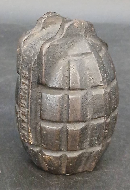 RIVERBANK Cast Iron Body or Casting Shell of Grenade