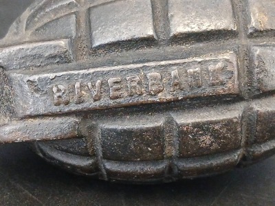 RIVERBANK Cast Iron Body or Casting Shell of Grenade - 7