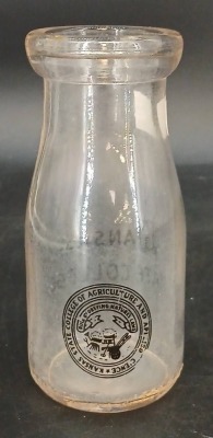 Kansas State College Dairy Milk Bottle - 3