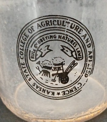 Kansas State College Dairy Milk Bottle - 4