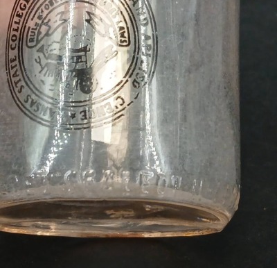 Kansas State College Dairy Milk Bottle - 10