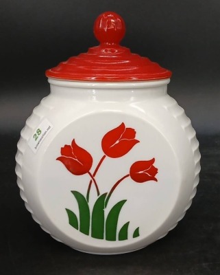 White kitchenware Canister and Shaker Set - 2