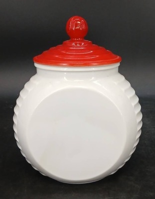 White kitchenware Canister and Shaker Set - 4