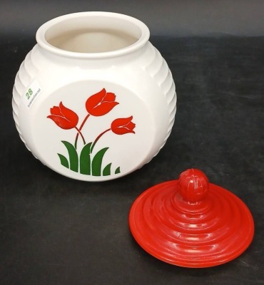 White kitchenware Canister and Shaker Set - 6