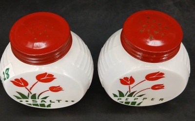 White kitchenware Canister and Shaker Set - 10