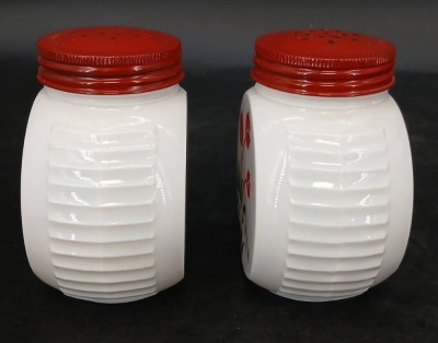 White kitchenware Canister and Shaker Set - 11