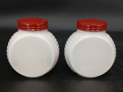 White kitchenware Canister and Shaker Set - 12