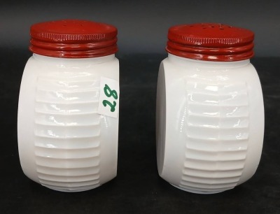 White kitchenware Canister and Shaker Set - 13