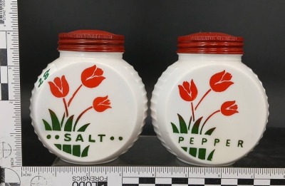 White kitchenware Canister and Shaker Set - 15