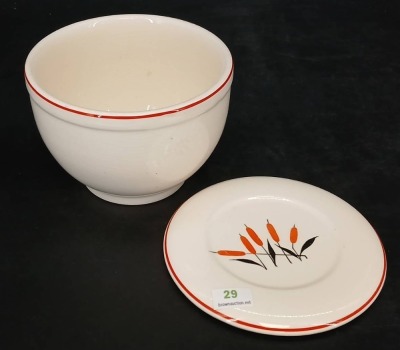 1940's Universal Potteries Canister and Shaker Set - 5