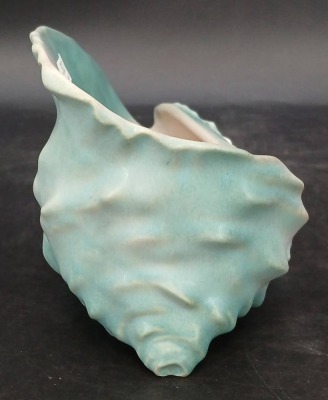 Roseville Pottery Foxglove 426-6" Conch Shell Vase - 4