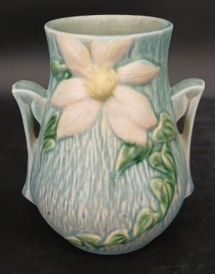 Roseville Pottery Clematis 103-6" Vase - 3
