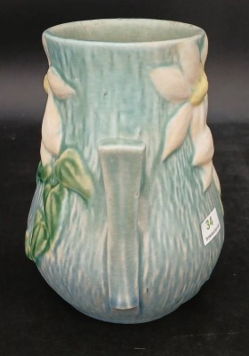 Roseville Pottery Clematis 103-6" Vase - 4