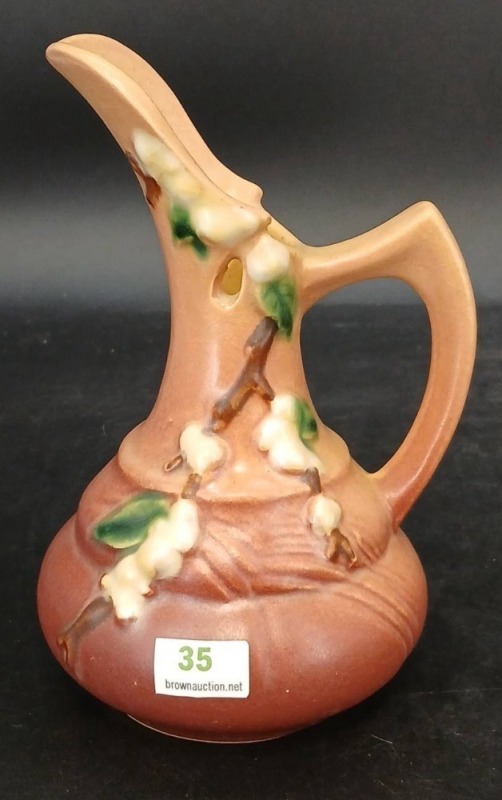 Roseville Pottery Snowberry 1TK-6" Ewer