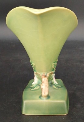 Roseville Pottery Apple Blossom 321-6" Cornucopia - 4