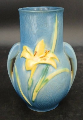 Roseville Pottery Zephyr Lily 130-6" Vase - 3