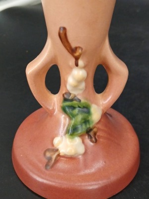 Roseville Pottery Snowberry 1CS-2" Pair of Candlesticks - 5