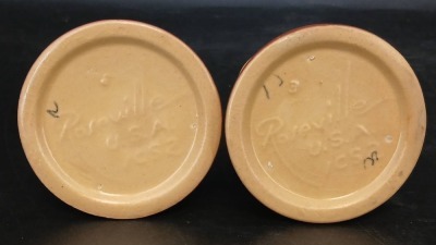 Roseville Pottery Snowberry 1CS-2" Pair of Candlesticks - 6