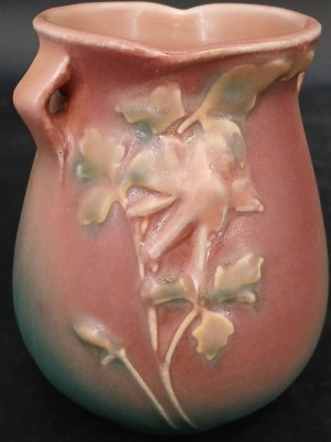 Roseville Pottery Columbine 12-4" Vase - 5
