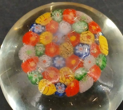 (3) Hand Blown Glass Paperweights - 10