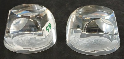 (2) Lucite Coin Paperweights (1 damaged) - 4
