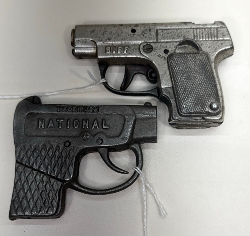 National and Biff Cast Iron Cap Guns