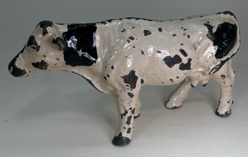 Cast Iron Holstein Cow Bank