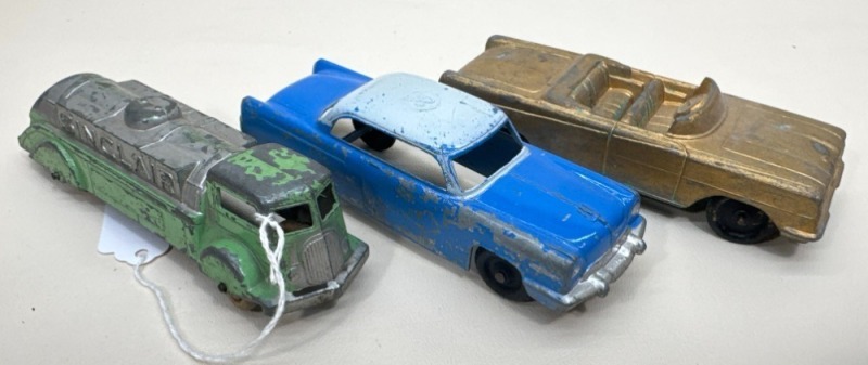 (3) TootsieToy Diecast Cars, Sinclair Tanker