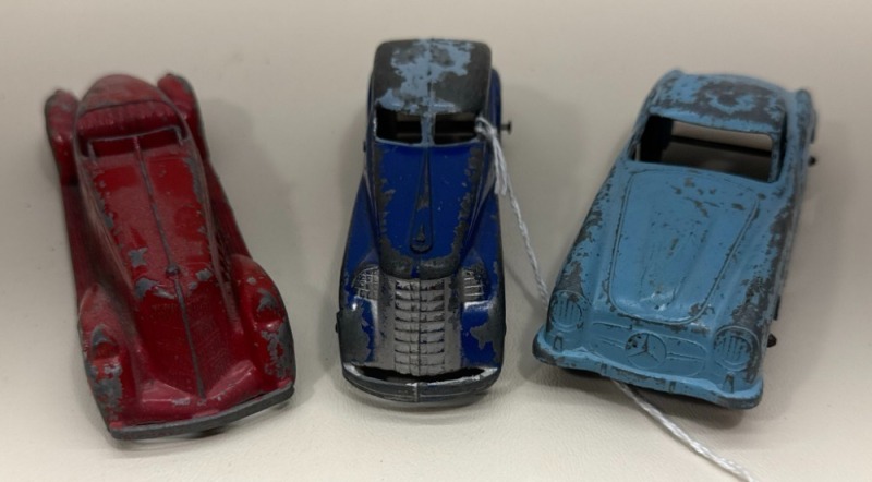 (3) Tootsietoy Diecast Cars, USA Made